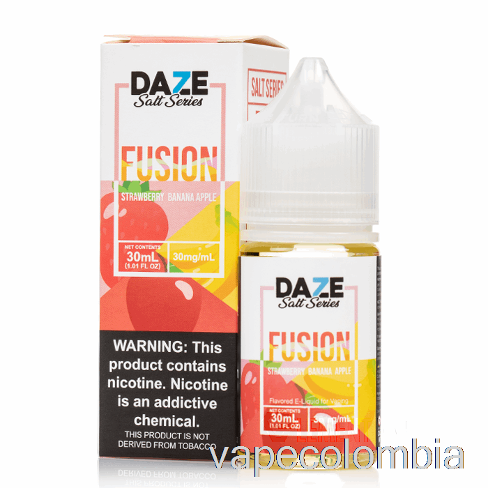 Vape Desechable Fresa Plátano Manzana - 7 Sales Daze - 30ml 50mg